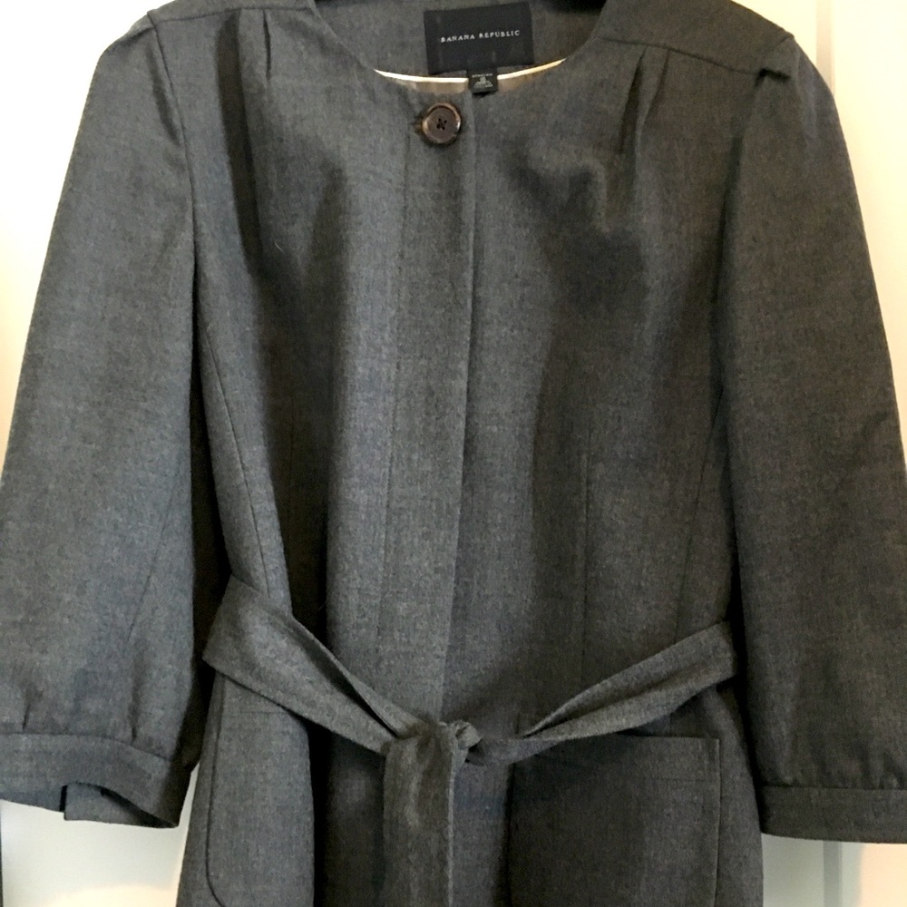 Grey Wool Banana Republic jacket